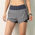 thumbnail image 6 of Shorts for Women, Workout Shorts for Women, Quick-Dry Running Shorts Sport Layer Elastic Waist, Womens Biker Shorts, 6 of 7
