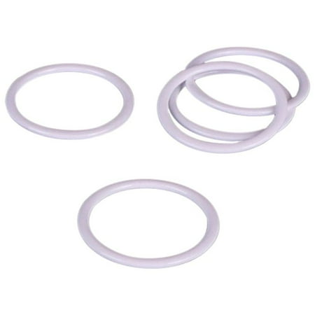 

Porcelynne White Nylon Coated Metal Replacement Bra Strap Ring - 3/4 (18mm) Opening - 10 Pairs (20 Pieces)