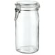 thumbnail image 1 of Contenedor Hermético De Vidrio Borgonovo 1500 ML Normal, 1 of 4
