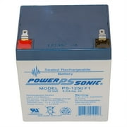 Power-Sonic PS-1250F1 12V 5Ah F1 AGM Rechargeable Battery