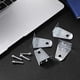 thumbnail image 2 of Metal fixing brackets and pins, blind brackets blind bracket replacement for horizontal blind panels, 4 pack venetian blind positioning hooks venetian, 2 of 4