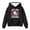 Black, variant on Tiijoy Toddler Girls Hoodie Capybara Print Casual Hooded Sweatshirt Pullover, Sizes 4-5T