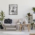 thumbnail image 3 of Stupell Industries White Horse Pair Animals & Insects Photography Gray Floater Framed Canvas Art Print Wall Art, 25 x 31, 3 of 10