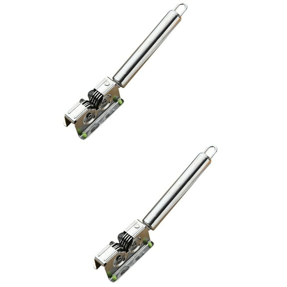 2 Pieces Tool Knife Sharpener No Rust Grinder 19.5X3.6CM Silver