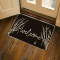 thumbnail image 4 of Clearance!Halloween Welcome Door Mat, 24 X 16 Inch Halloween Skull Doormat Indoor Outdoor Entrance Floor Mat Non Slip Halloween Decor Rubber Welcome Mats, 4 of 7
