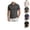 Gray, variant on Afuyipoi Men Polo Shirts,Breathable Lightweight Summer Casual Short Sleeve Tops Black 3XL