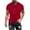 Red, variant on ZCFZJW Mens Summer Short Sleeve Cotton T-Shirts Loose Regular Fit Casual Solid Color Summer Short Sleeve Big and Tall Pullover Tops Lightweight Collared Shirts Black XXXXL