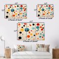thumbnail image 4 of Designart Abstract Midcentury framed wall art decor, Midcentury framed wall art, Orange Blue Mid Century Geometric composition I , Extra large Mid-Century Modern Gold framed wall art, Gold Frame, 4 of 5