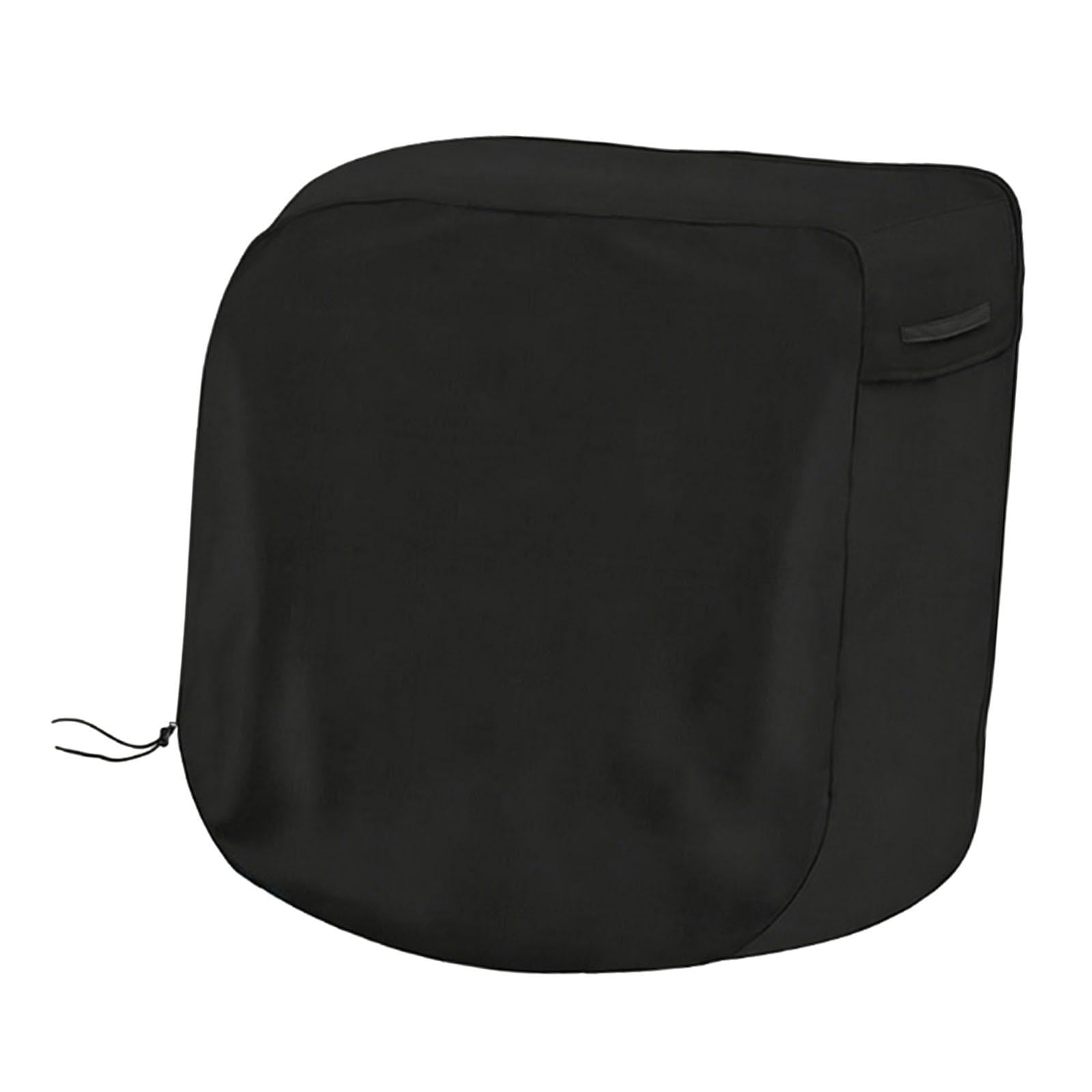 Aymzbd Garden Hose Reel Cover Protect Waterproof Protector for Lawn Yard Outdoor black