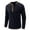 Blue, variant on Hfyihgf Men's Athletic Henley Shirt Long Sleeve Thermal Underwear Pullover Top Casual Slim Fit Lightweight Button T Shirts(Black,L)