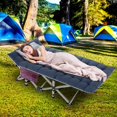 thumbnail image 4 of ABORON 2 Pack Folding Camping Cot for Adults & Kids, Folding Guest Bed Cots,Sleeping Cot Folding Bed with 2 Sided Mattress & Carry Bag, 4 of 11