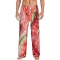 thumbnail image 2 of Lsque Refreshing Watermelon Slices Print Men's Pajama Pants, Lounge Pant - Comfortable Home Wear,Elastic Waistband, Stylish Design-Medium, 2 of 9
