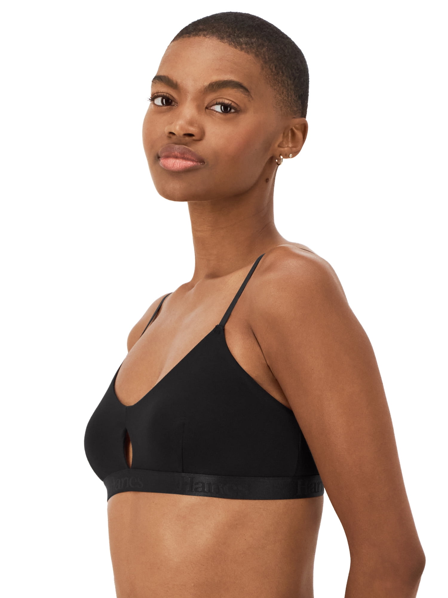 Hanes Originals Women's Supersoft Scoop Bralette
