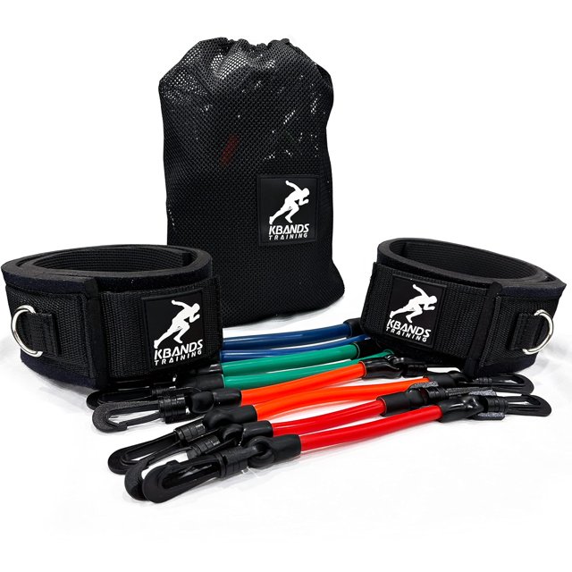 Bandas de Resistencia para Piernas Kbands Training Entrenamiento de Velocidad y Agilidad con Programas Digitales