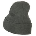 thumbnail image 2 of Louisiana State Flag Map Embroidered Long Beanie - Dk Grey OSFM, 2 of 5