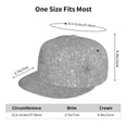 thumbnail image 5 of Goofa GlitterSilver Printed Men's Baseball Cap,Straight Brim Hat,Golf Dad Hat,Versatile Style,Sun Protection Cap,Travel Hat, 5 of 9