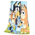 thumbnail image 7 of Lsque Bluey Pattern Fuzzy Fleece Throw Blanket Extra Large,Super Soft,Fluffy and Warm Blankets for Couch,Bed,All Season Use (50"x40"), 7 of 7