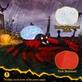 thumbnail image 6 of UBesGoo 12 ' Halloween Giant Spider Outdoor Halloween Inflatables for Patio Garden Decor, 6 of 9