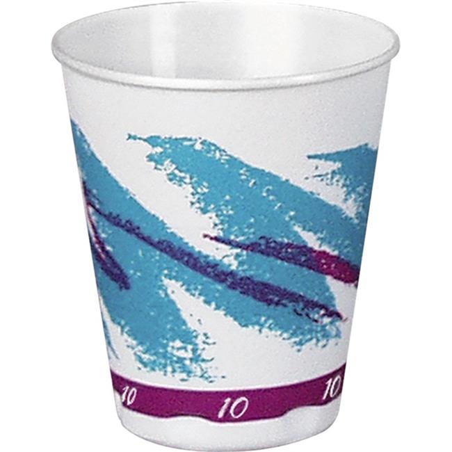 Solo. Cup X10NJ 10 oz Hot & Cold Foam Cup, Jazz