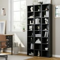 thumbnail image 5 of Homfa 8-Tier Wood Bookcase, 71'' Tall Storage Cube Organizer with Adjustable Shelves, Black, 5 of 7
