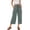 01 Gray, variant on Women's Straight Leg Cropped Sweatpants, Chic Striped Loose Elastic Waist Lounge Travel Pants with Pockets