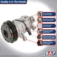 thumbnail image 5 of AC Compressor & 8-Groove A/C Clutch For Ford F-150 F-250 F-350 F-450 F-550 F150 F250 F350 F450 F550 Super Duty - BuyAutoParts, 5 of 7