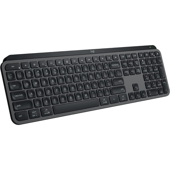 Logitech MX Keys S Master Keyboard - Wireless Connectivity - Bluetooth - 32.81 ft - USB Interface - Windows 10, Windows 11, macOS 10.15, ChromeOS, Linux, iPadOS 14, Android 8.0 - English - Notebook...