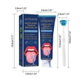 thumbnail image 2 of Gel limpiador de lengua, kit de cepillo limpiador de lengua, desodorante bucal, eliminador de olores, pasta de dientes, 2 of 5