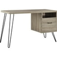 thumbnail image 3 of Ameriwood Home Landon Computer Desk, Distressed Gray Oak, 3 of 13