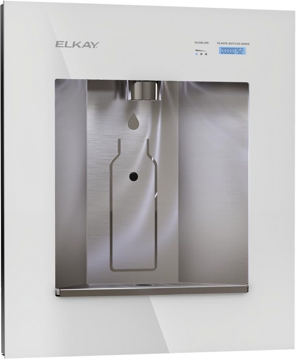 Elkay Lbwd06k Ezh2o Liv Recessed Refrigerated Bottle Filling Station