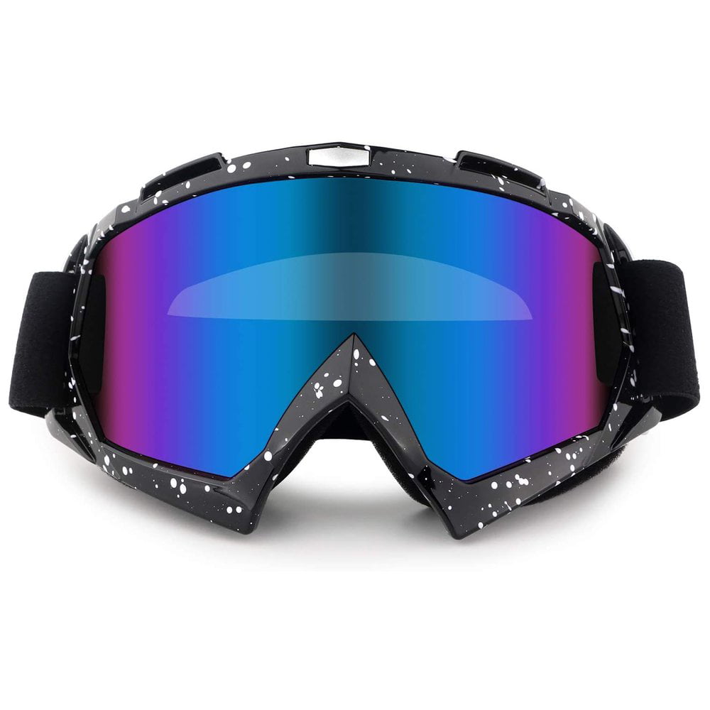 Motorcycle Biker Goggles Riding Anti-Fog Goggles Dustproof Windproof Glasses 