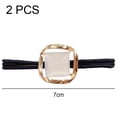 thumbnail image 2 of Dinheiro, banda de goma elástica alta para chica, cola de caballo, cadena, accesorios para el cabello huecos con perlas, 2 of 5