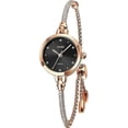 thumbnail image 2 of Watches Women Analog Quartz Watch Mosaic with Diamonds Bracelet Dress Watch for Female Waterproof Wristwatch with Rose Gold Bracelet, 2 of 4