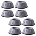 thumbnail image 2 of 8Pcs Anti-Vibration Washing Machine Foot Pad Practical Household Pads (Gray), 2 of 8