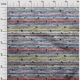 thumbnail image 2 of oneOone Cotton Jersey Multicolor Fabric Bird & Stripe Texture Diy Clothing Quilting Fabric Print Fabric By Yard 58 Inch Wide, 2 of 4