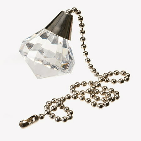 

Crystal Style Designer Bathroom Toilet Pull Chain Cord Handle For Light Switch