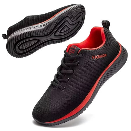 Mens Sneakers Outdoor Running Shoes Black (Size 8-13 Men)