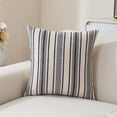 thumbnail image 6 of Darzheoy Boho Throw Pillow,Farmhouse Decorative Striped Square Pillow,Yarn Dyed Striped Woven Cushion Pillow,Soft Cotton Blend Decorative Cushion Pillow for Sofa Living Room Bedroom Home Decor, 6 of 6