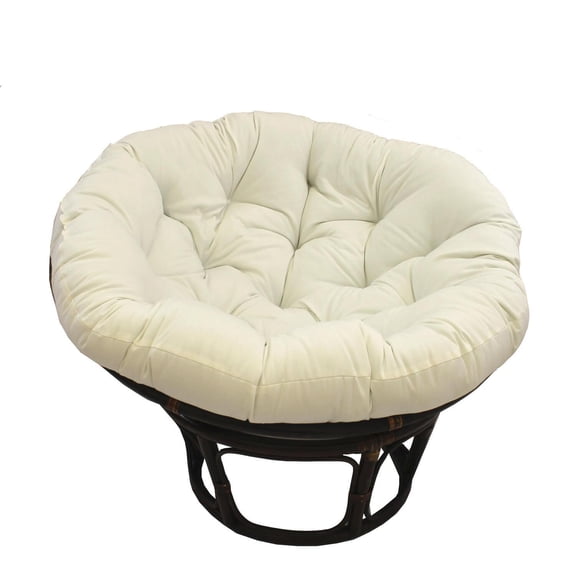 HomeStock 44-Inch Solid Twill Papasan Cushion (Fits 42-Inch Papasan Frame)
