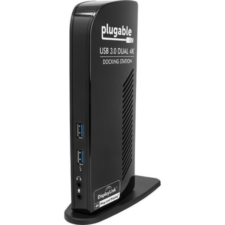 Plugable DisplayLink 4K Dual Monitor Docking Station - USB to
