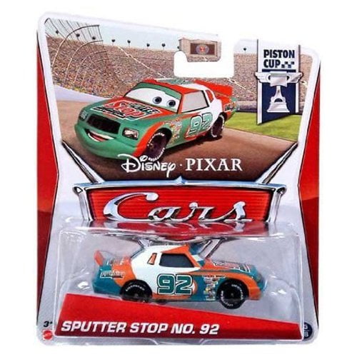 Sheldon Shifter Sputter Stop No;92 Official Diecast Racer Details about   Disney Pixar Cars 