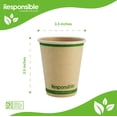 thumbnail image 2 of 10 oz Hot Cups | Tree-Less™ Compostable Paper, 2 of 3