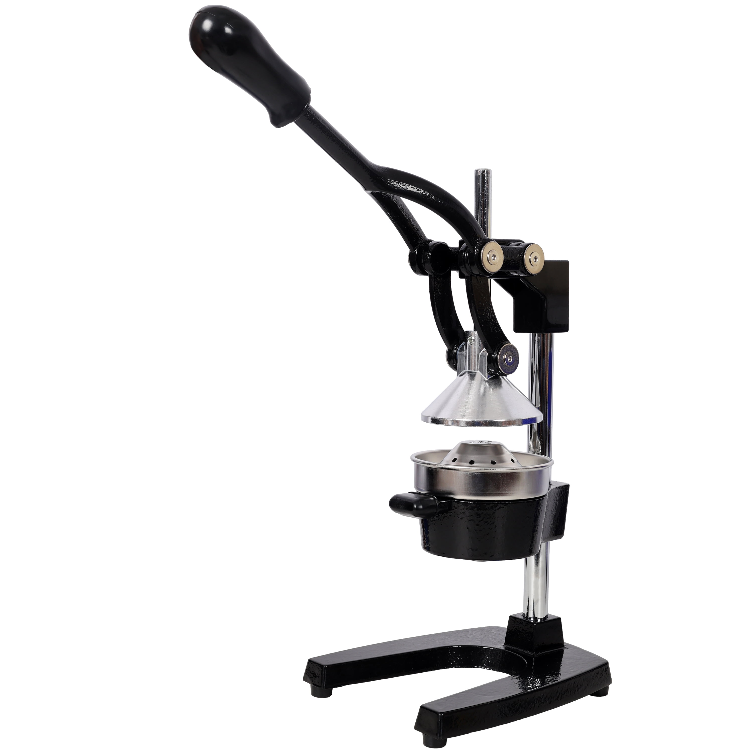 Commercial Manual Citrus Juicer, Heavy-Duty Cast Iron, Lever Design, Dishwasher Safe Parts, Professional-Grade