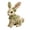 B003- Brioche Squeeze, variant on Cute Figurine, Embroidered Animal Figure Bunny Ornament, Fairycore Bedroom Accent Piece, Shabby Chic Fox Style Pastel Animal Display, Gift for Fox Lover Alternate Pick,