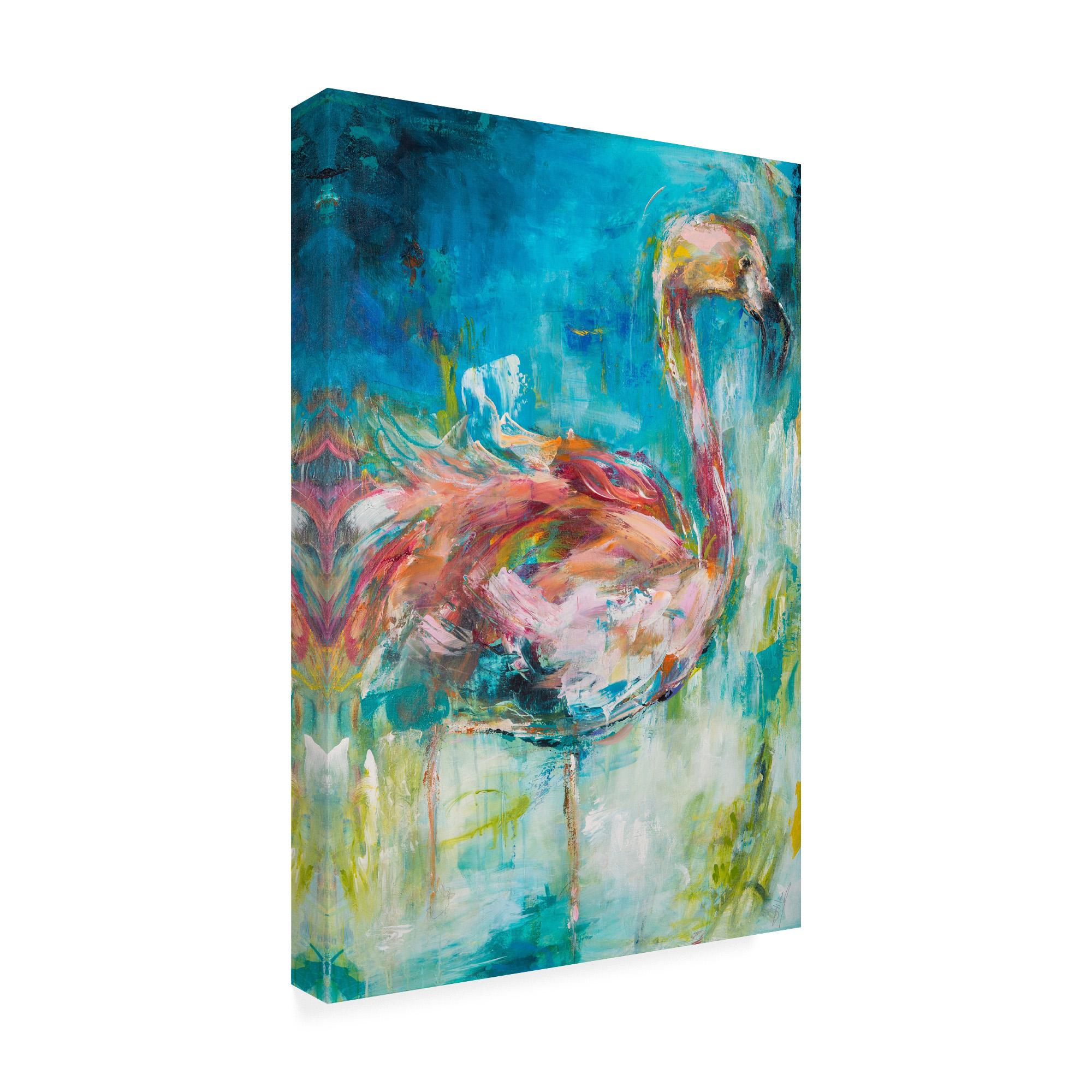 Trademark Fine Art 'Pretty in Pink No. 1' Canvas Art by Hilma Koelma