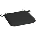 thumbnail image 3 of (2 pack) Mainstays 15.5"D x 17"W Black Rectangle Outdoor Seat Pad (1 Pack), 3 of 11