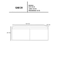 thumbnail image 4 of Gabinete De Baño Para Lavabo DOROTA Sin Lavabo Ni Llave, 4 of 4