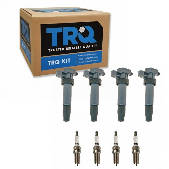 TRQ Ignition Coil & Iridium Spark Plug Kit Set for Sonata Magentis Optima Rondo ICA71812 Fits select: 2006-2008 HYUNDAI SONATA, 2006-2008 KIA OPTIMA