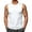 White, variant on Mens UPF 50 Athletic Quick Dry Muscle Tank Top Moisture Wicking Active Sleeveless Gym Shirts Tops for Men Big and Tall Size M-3XL White