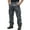 Dark Gray, variant on Lopecy-Sta Men's Cargo Work Pants with Elastic Waist & Drawstring Corduroy Solid Color Relaxed Fit Casual Hiking Pants